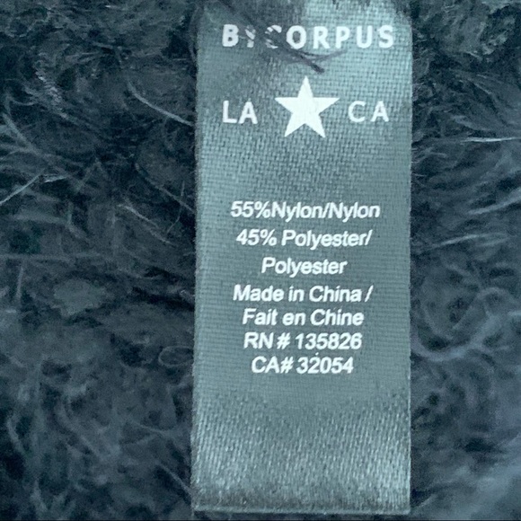 BY CORPUS Eyelash Sweater Tunic Length Soft Medium - Picture 7 of 9